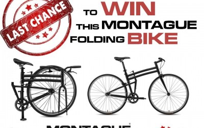 Last Chance to Win a Montague Bike!