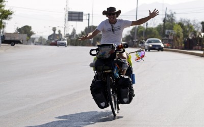 Round the World Bicycle Tour to Spread Happiness