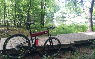 Single Track on a Montague: West Thompson Lake