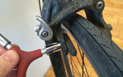 Brake Pad Replacement: Road Caliper