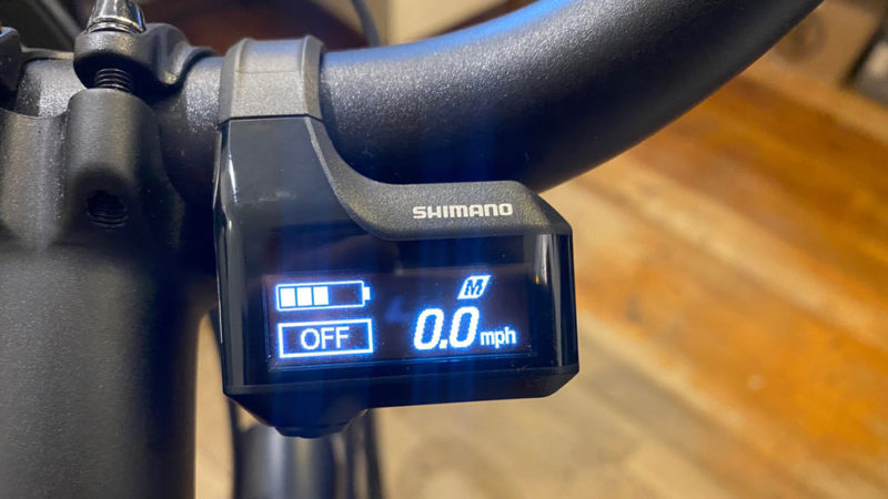 shimano steps display